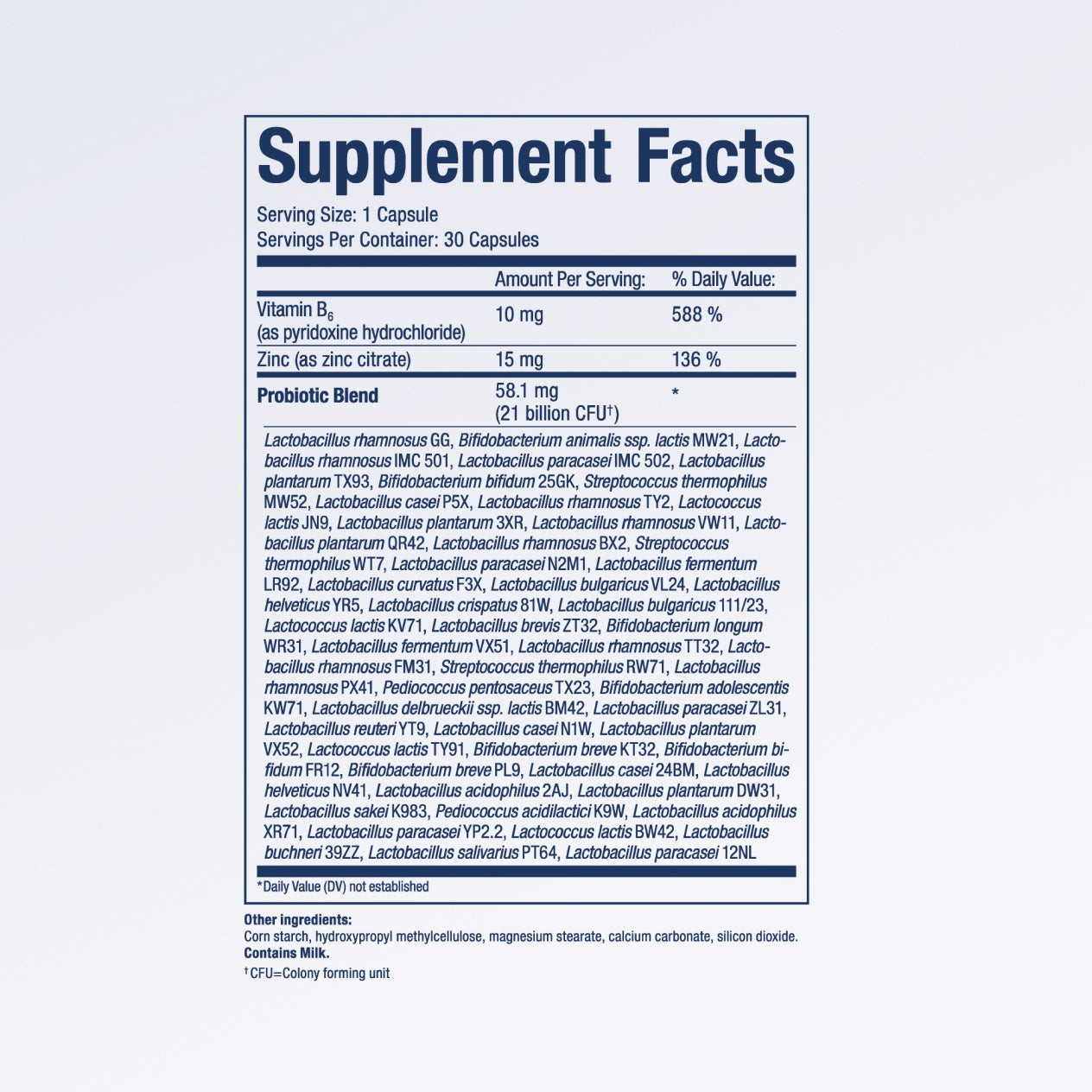 Supplement facts