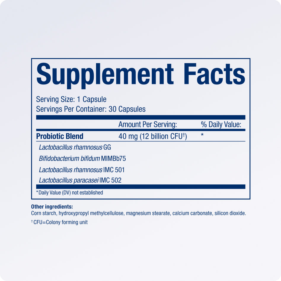Supplement facts Kijimea PRO